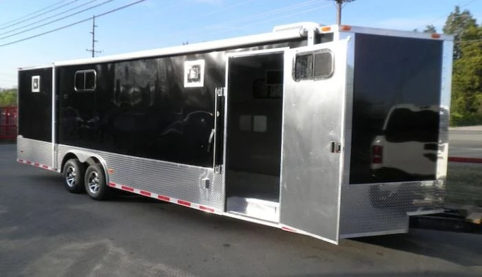 SLE Enclosed Trailers Enclosed Trailer 8.5'x28' Black - Car Equipment Hauler Storage 5 SLE Enclosed Trailers Enclosed Trailer 8.5'x28' Black - Car Equipment Hauler Storage - Image 3