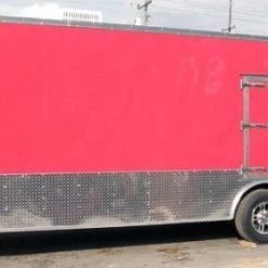 SLE Enclosed Trailers Enclosed Trailer 8.5'x24' Red - ATV Car Bike Equipment Hauler Storage -SLE Equipment shop p5110018 1