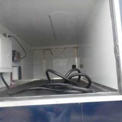 SLE Enclosed Trailers Enclosed 8.5x36' Custom Indigo Blue Goose-Neck Trailer Storage 12 SLE Enclosed Trailers Enclosed 8.5x36' Custom Indigo Blue Goose-Neck Trailer Storage -SLE Equipment shop sam 0548