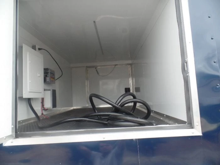 SLE Enclosed Trailers Enclosed 8.5x36' Custom Indigo Blue Goose-Neck Trailer Storage 7 SLE Enclosed Trailers Enclosed 8.5x36' Custom Indigo Blue Goose-Neck Trailer Storage - Image 5