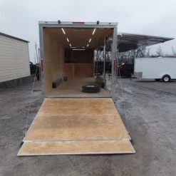 SLE Enclosed Trailers Black/Orange 8.5x36' Goosneck Enclosed Trailer Storage 9 SLE Enclosed Trailers Black/Orange 8.5x36' Goosneck Enclosed Trailer Storage -SLE Equipment shop sam 0593 2