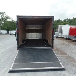 SLE Enclosed Trailers Enclosed Trailer 8.5' X 20' Charcoal Grey Storage -SLE Equipment shop sam 2749 1