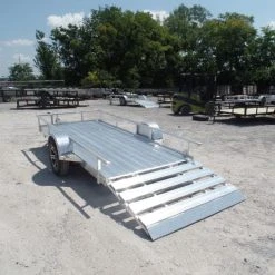 SLE Utility Trailers 5'x12' All Aluminum Utility Trailer Straight 3500 Lb Axle