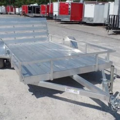 SLE Utility Trailers 6.4'x12' All Aluminum Straight Utility Trailer 3500 Lb Axle -SLE Equipment shop sam 3441