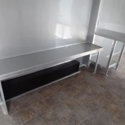 SLE Enclosed Trailers Custom Enclosed Trailer 8.5 X 24 White Storage 12 SLE Enclosed Trailers Custom Enclosed Trailer 8.5 X 24 White Storage -SLE Equipment shop sam 3593