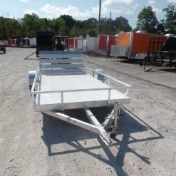 SLE Utility Trailers 6' X 14' All Aluminum Utility Trailer With 3500lb Axle -SLE Equipment shop sam 3765