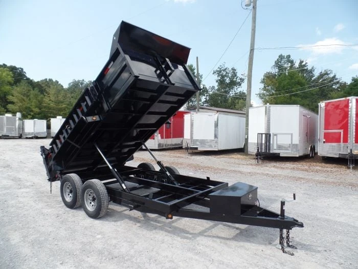 SLE Dump Trailers Heavy Duty Dump Trailer 6 X 12 With 5,200 Lb Axles And 2ft Sides 8 SLE Dump Trailers Heavy Duty Dump Trailer 6 X 12 With 5,200 Lb Axles And 2ft Sides - Image 6
