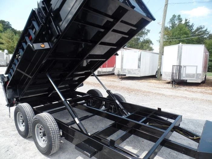 SLE Dump Trailers Heavy Duty Dump Trailer 6 X 12 With 5,200 Lb Axles And 2ft Sides 5 SLE Dump Trailers Heavy Duty Dump Trailer 6 X 12 With 5,200 Lb Axles And 2ft Sides - Image 3