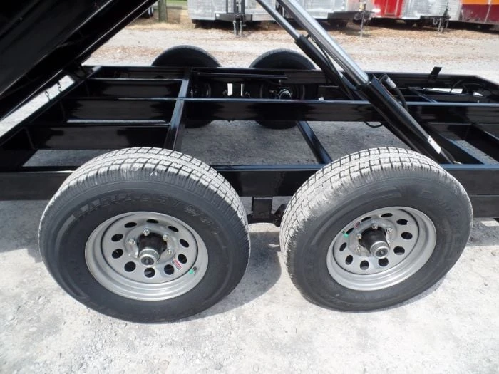 SLE Dump Trailers Heavy Duty Dump Trailer 6 X 12 With 5,200 Lb Axles And 2ft Sides 6 SLE Dump Trailers Heavy Duty Dump Trailer 6 X 12 With 5,200 Lb Axles And 2ft Sides - Image 4
