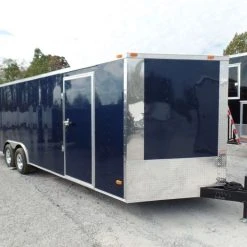 SLE Enclosed Trailers Enclosed Trailer 8.5' X 24' Indigo Blue Equipment Hauler Storage 12 SLE Enclosed Trailers Enclosed Trailer 8.5' X 24' Indigo Blue Equipment Hauler Storage -SLE Equipment shop sam 4907 1