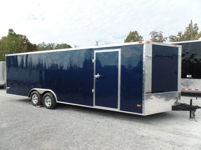 SLE Enclosed Trailers Enclosed Trailer 8.5' X 24' Indigo Blue Equipment Hauler Storage 4 SLE Enclosed Trailers Enclosed Trailer 8.5' X 24' Indigo Blue Equipment Hauler Storage - Image 2