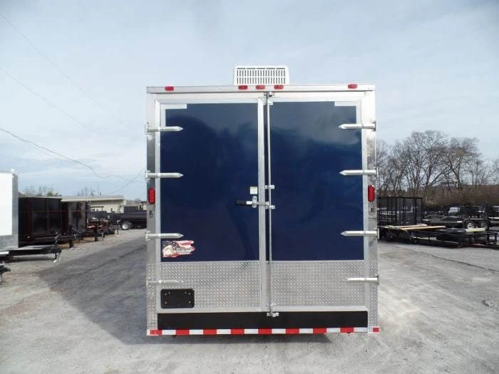 SLE Enclosed Trailers Enclosed Trailer 8.5' X 36' Indigo Blue Gooseneck Motorcycle Hauler Storage 5 SLE Enclosed Trailers Enclosed Trailer 8.5' X 36' Indigo Blue Gooseneck Motorcycle Hauler Storage - Image 3