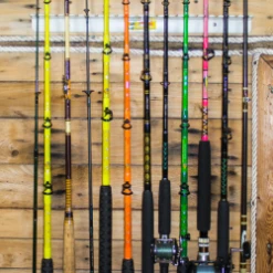 Green Touch Industries Green Touch FB022 Piranha Wall Mount Fishing Rod Rack