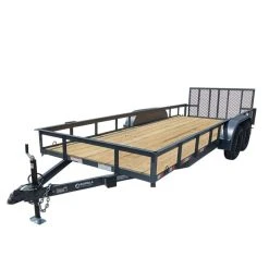 SLE Utility Trailers Utility Trailer 6.4 X 18 Tandem Dove 3500 Lb Axles